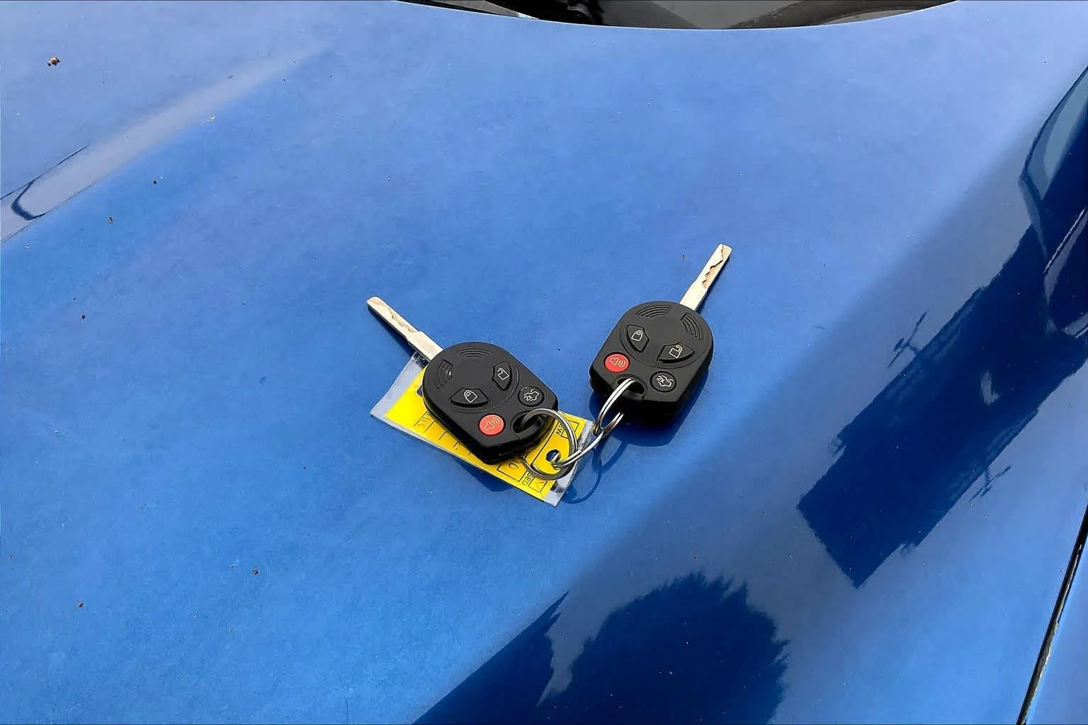 Used 2017 Lightning Blue Metallic Ford SE image 14