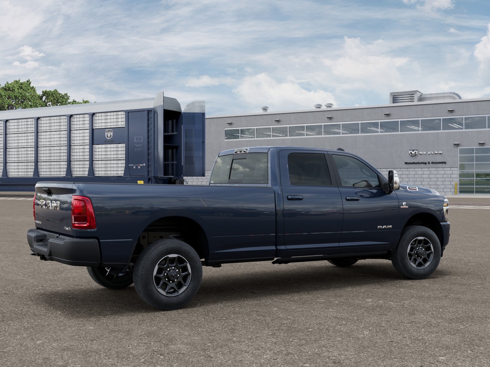 New 2026 Forged Blue Metallic Exterior Paint RAM Laramie image 2