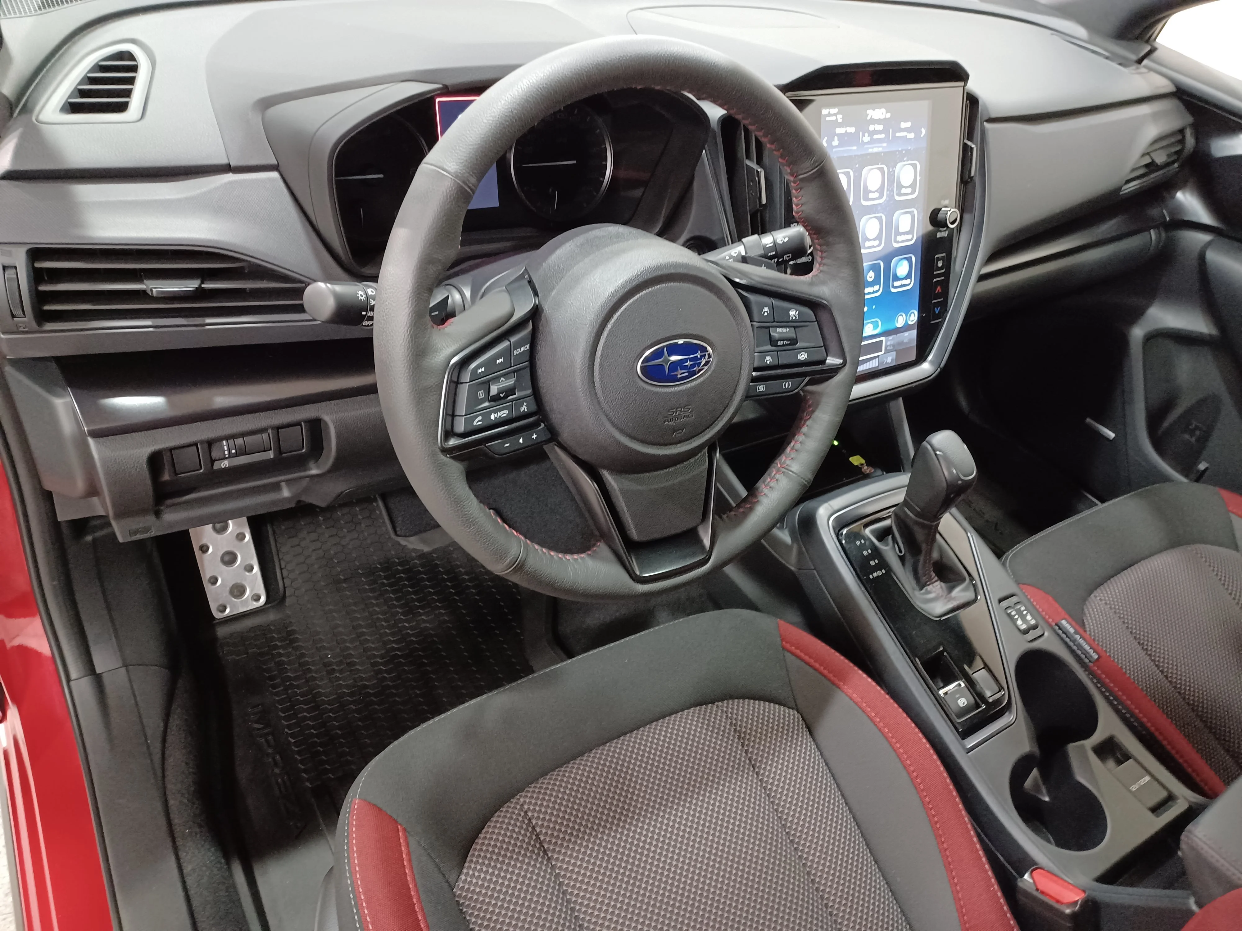 Certified Used 2025 Pure Red Subaru RS 2.5 AWD*Pure Red | Adaptive Cruise | Htd Seats | Sunroof | Htd Wheel | Harman/Kardon | Lane Keep image 12