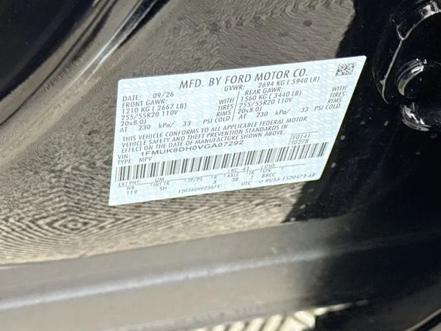 New 2027 Agate Black Metallic Ford Active image 33
