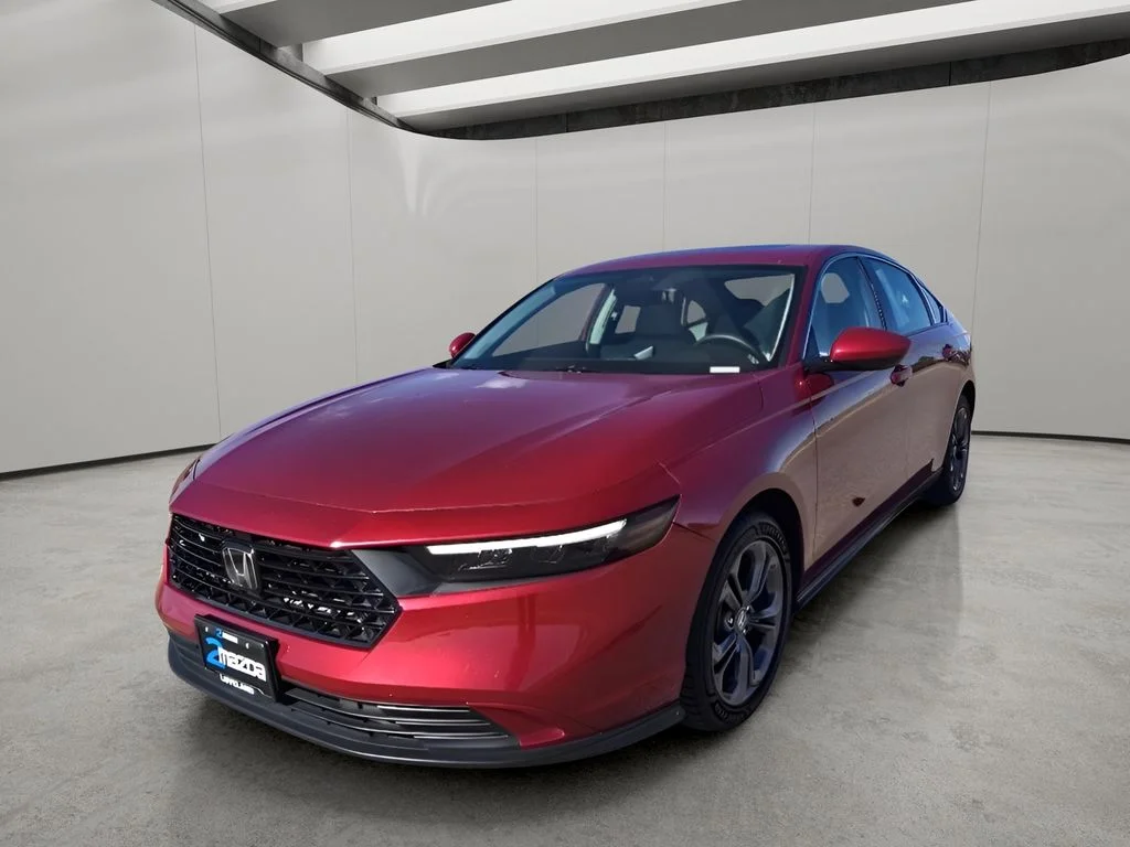 Used 2023 Radiant Red Metallic Honda EX image 1
