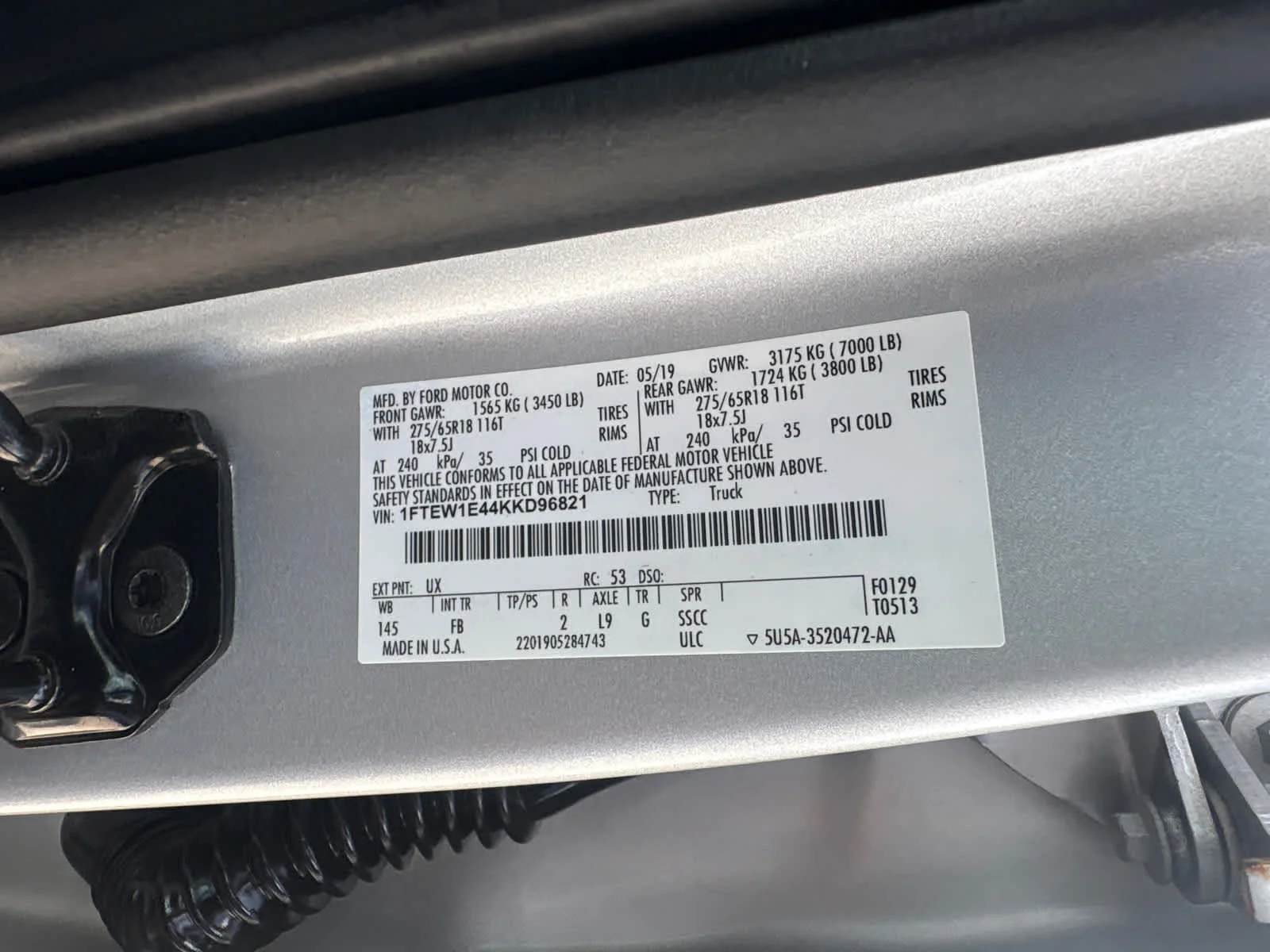 Used 2019 Ingot Silver Metallic Ford XLT image 32