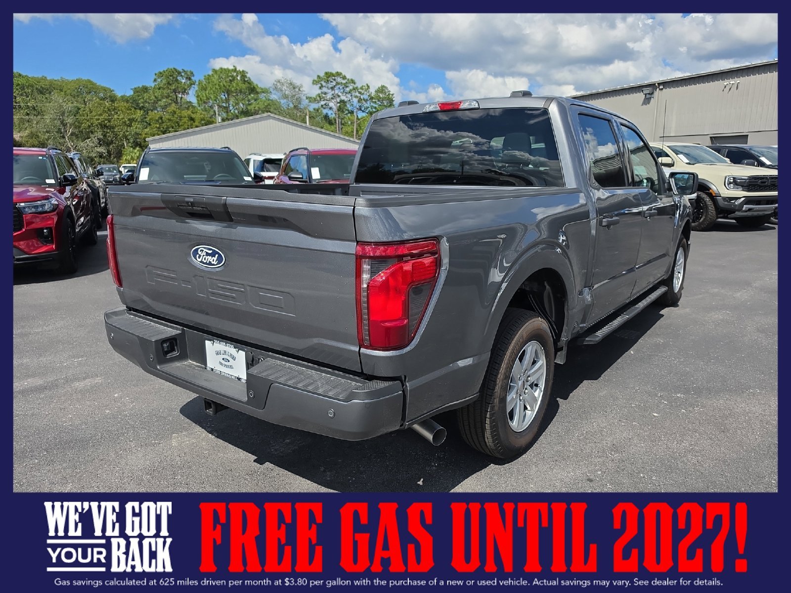New 2026 Carbonized Gray Metallic Ford XLT image 6
