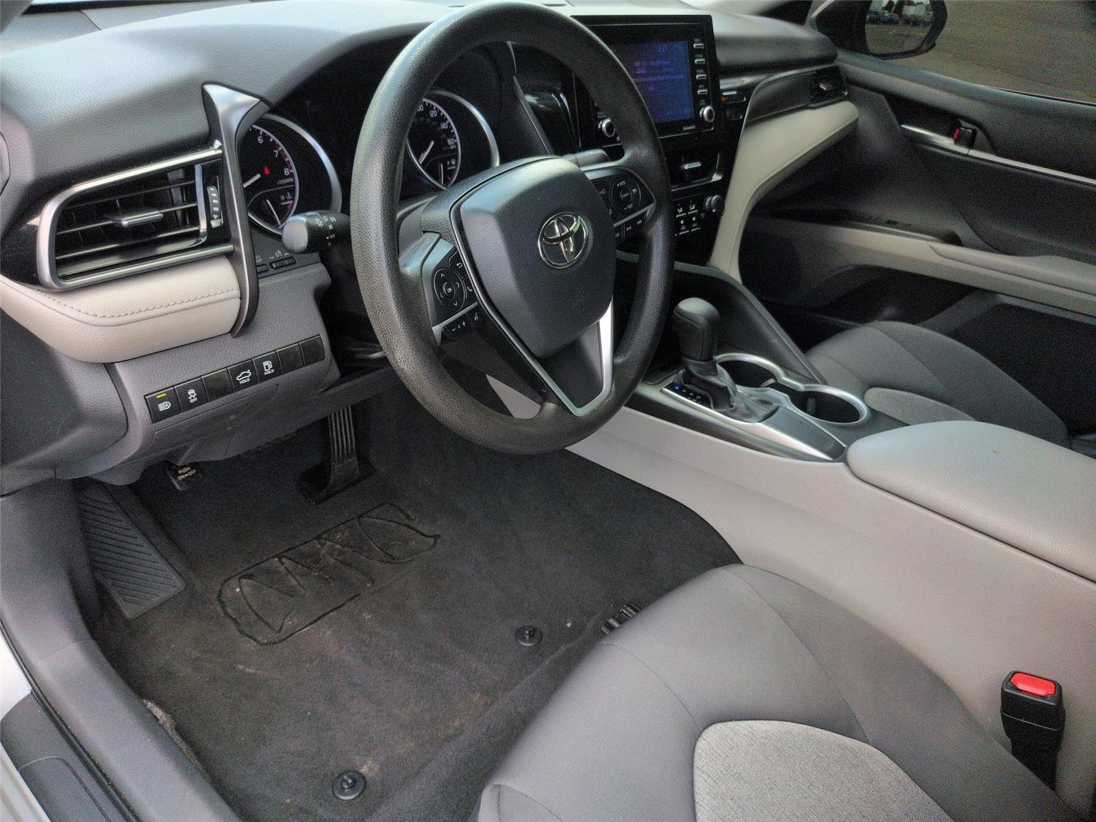 Used 2021 Celestial Silver Metallic Toyota LE image 18