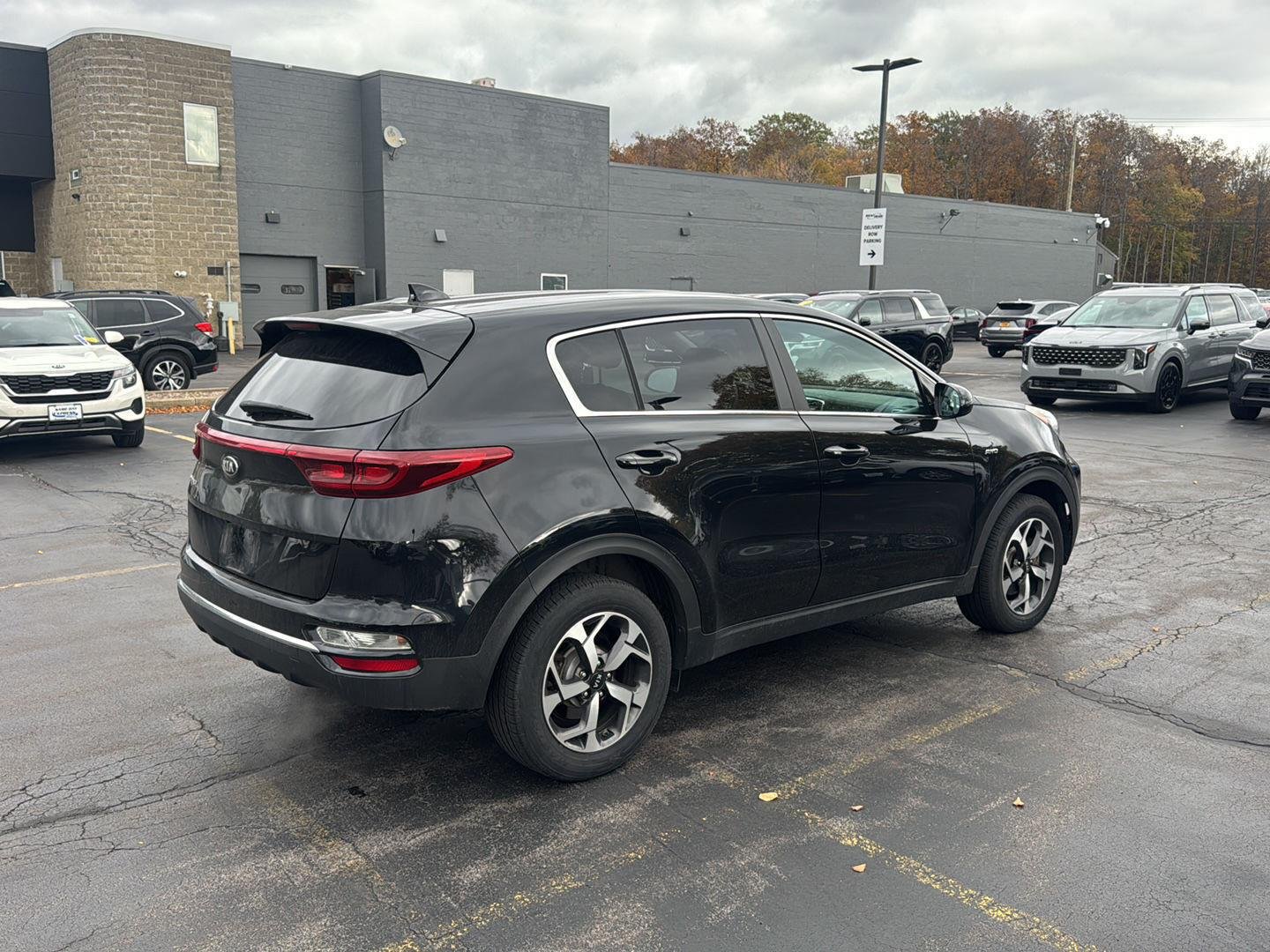 Used 2021 Black Cherry Kia LX image 9