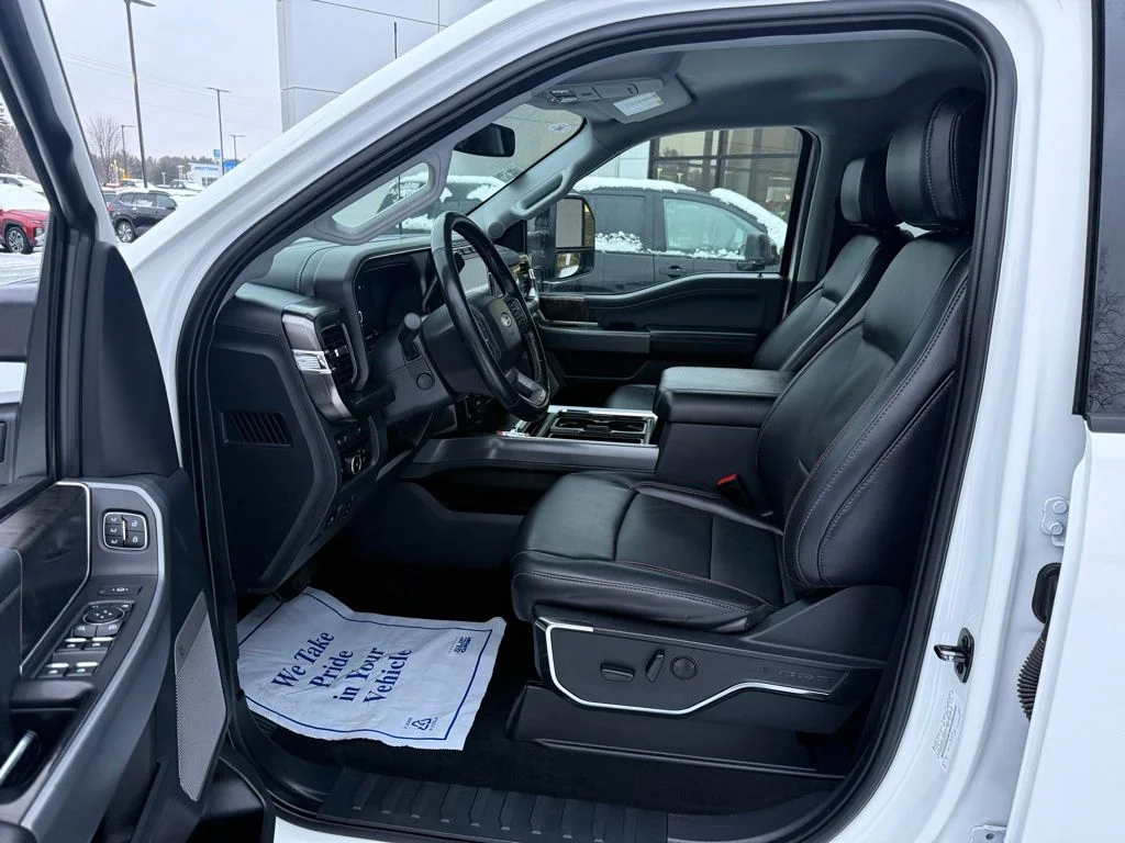 Used 2024 Star White Metallic Tri-Coat Ford Lariat image 13