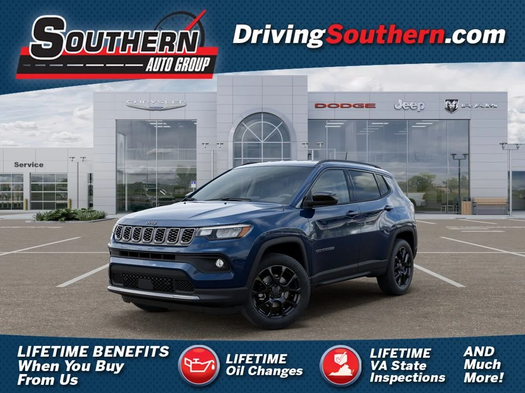 New 2026 Fathom Blue Pearl Coat Jeep Latitude image 1