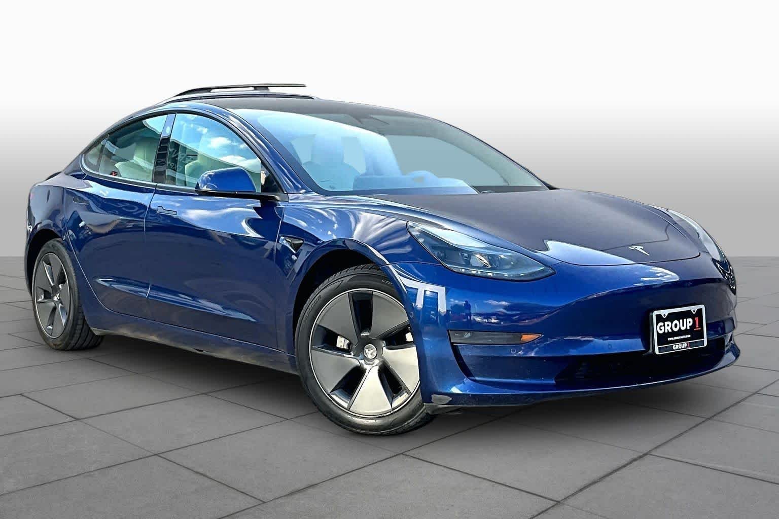 Used 2021 Tesla Model 3 Base with VIN 5YJ3E1EA5MF989572 for sale in Austin, TX