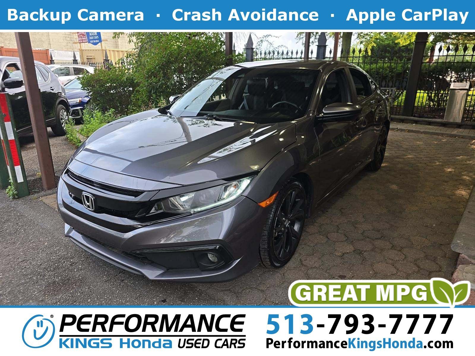 Used 2020 Modern Steel Metallic Honda Sport image 1