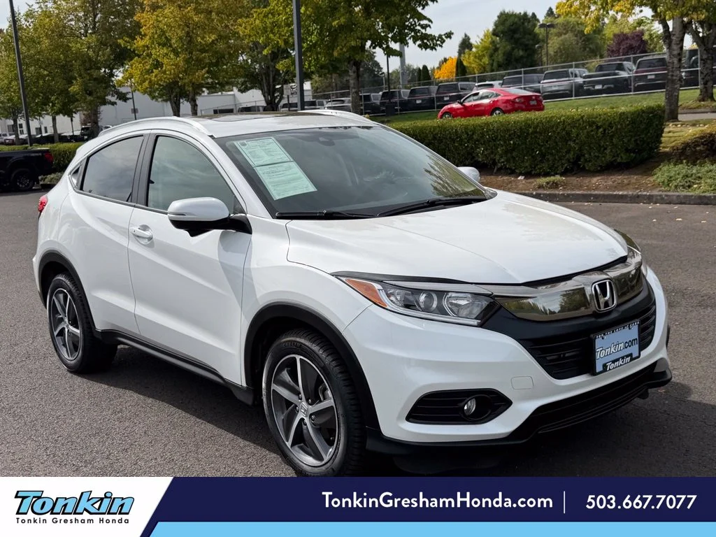 Used 2022 Platinum White Pearl Honda EX image 1