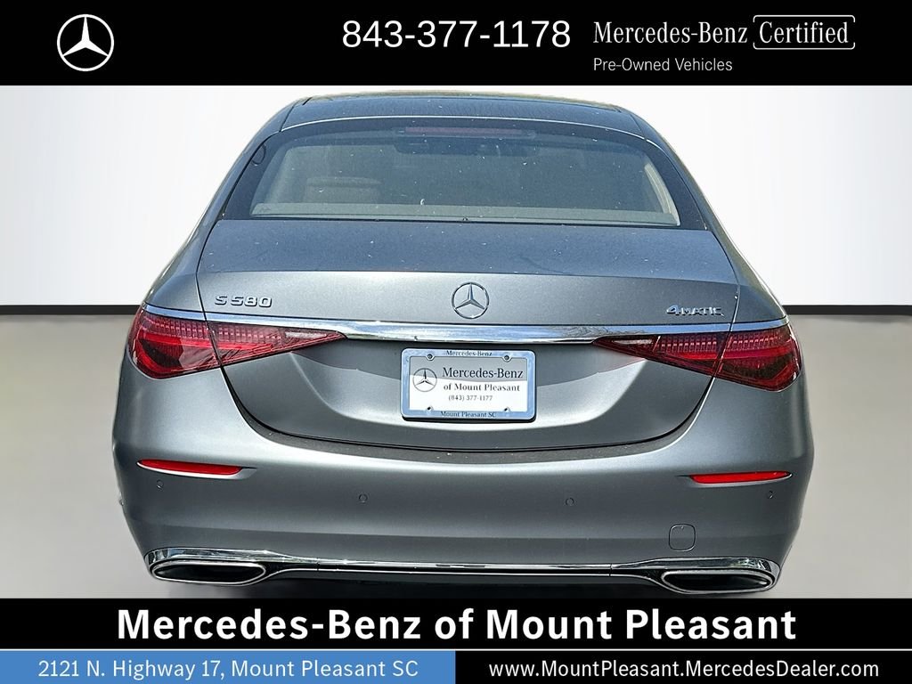 Certified Used 2022 MANUFAKTUR Selenite Gray Magno Mercedes-Benz S 580 image 6