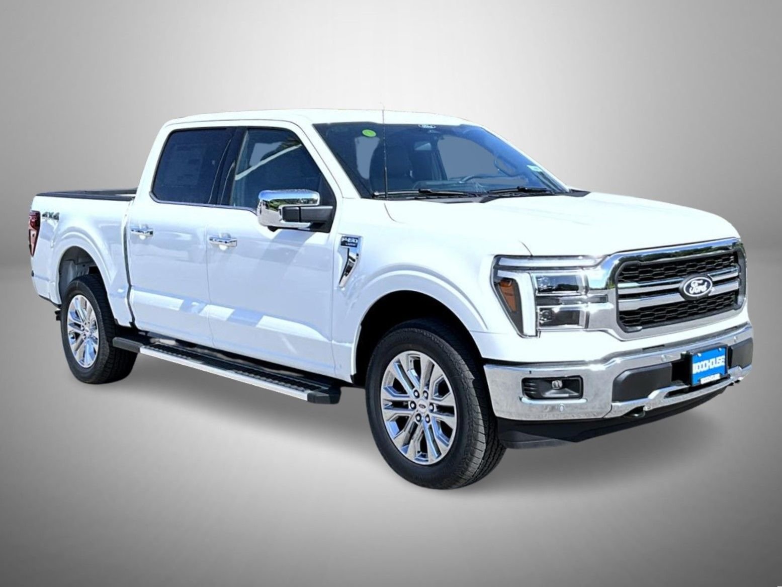 New 2026 Star White Metallic Tri-Coat Ford Lariat image 3