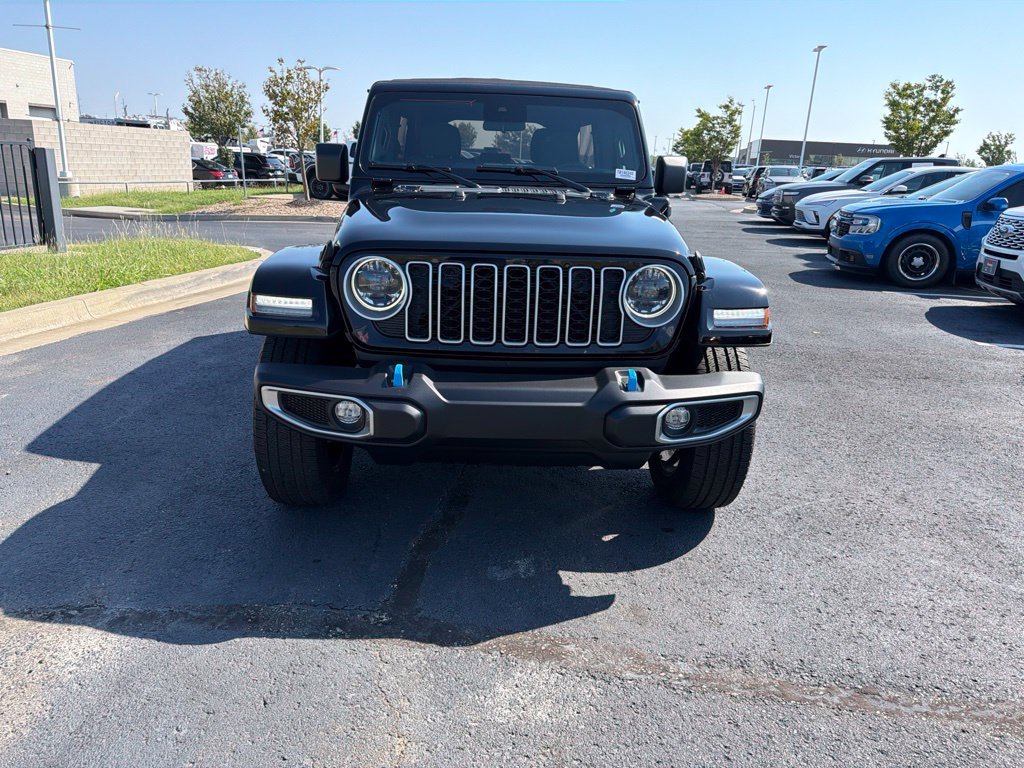 Used 2024 Jeep Wrangler 4xe Sahara 4XE with VIN 1C4RJXP64RW146340 for sale in Kansas City
