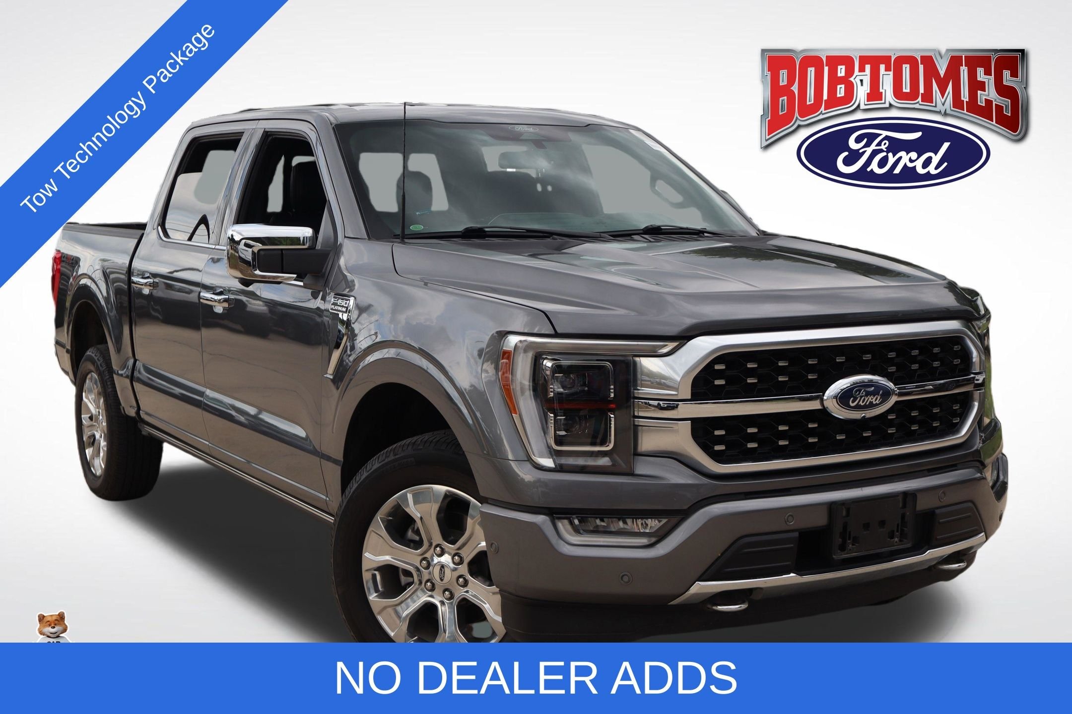 Certified Used 2022 Gray Metallic Ford Platinum image 1