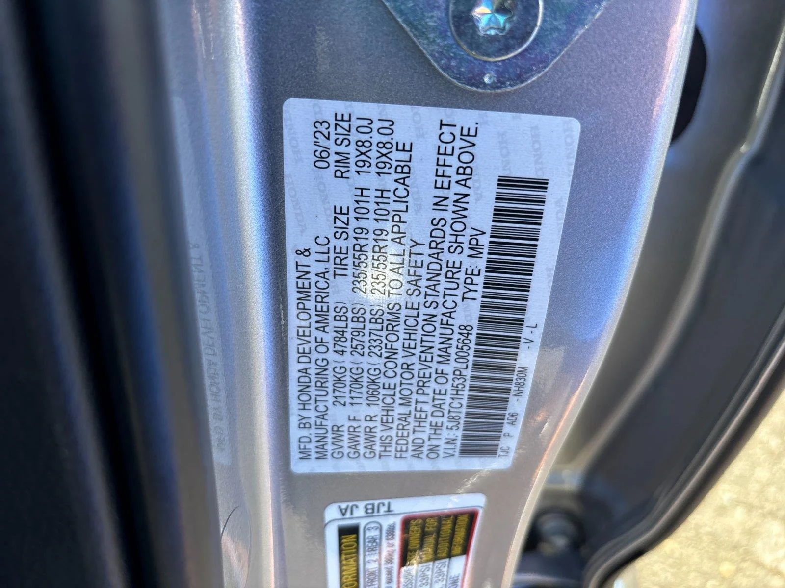 Used 2023 Lunar Silver Metallic Acura w/Technology Package image 12