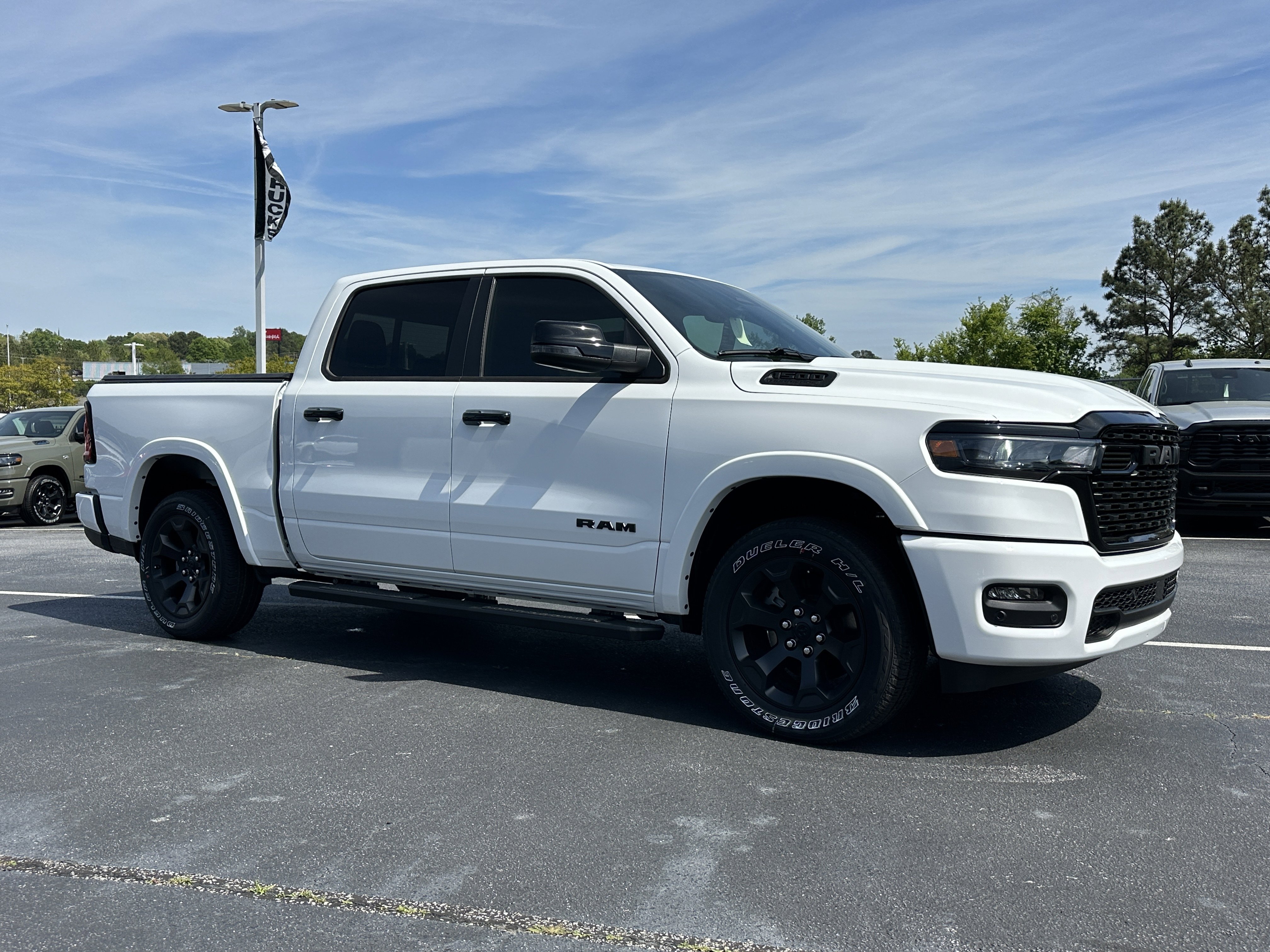 New 2026 Bright White Clear-Coat Exterior Paint RAM Big Horn image 2