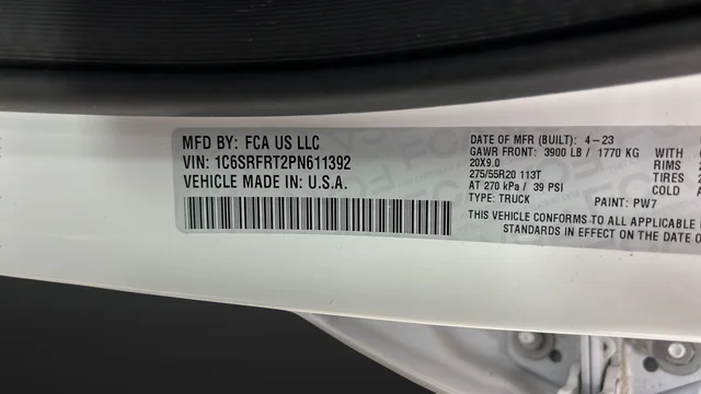 Used 2023 Bright White Clearcoat Ram Laramie image 28