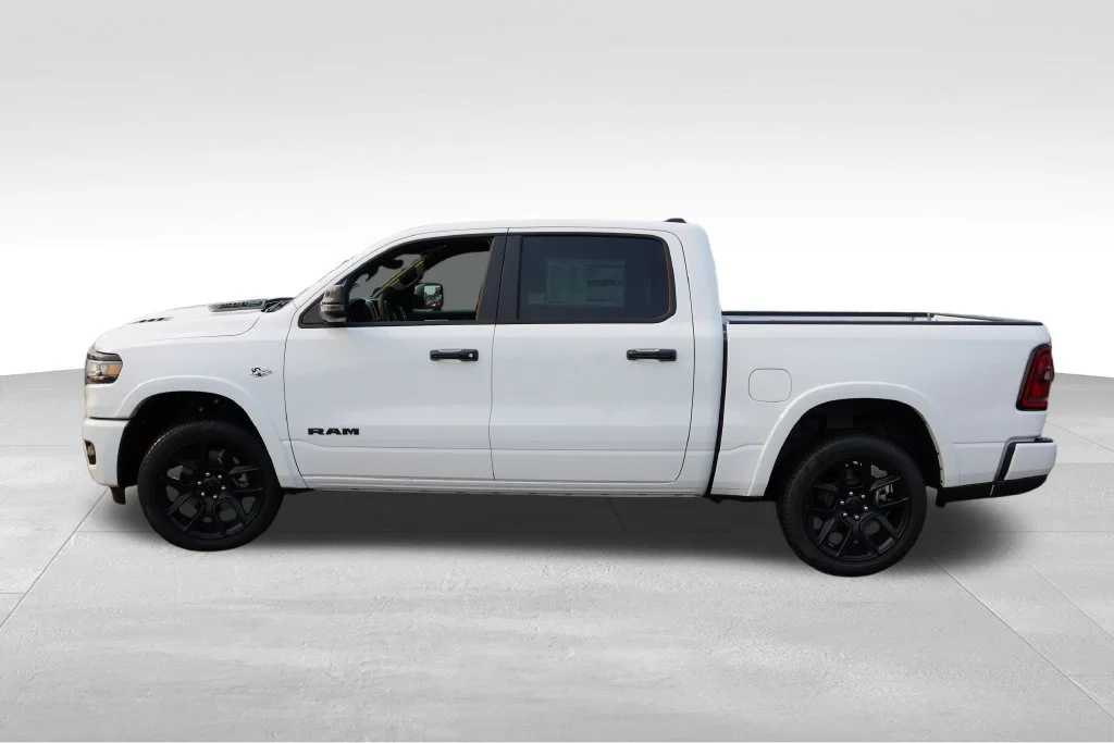 New 2026 Bright White Clear-Coat Exterior Paint RAM Laramie image 6