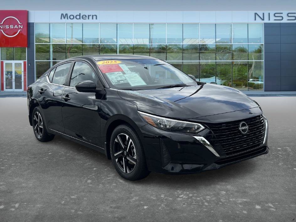 Used 2025 Super Black Nissan SV image 3