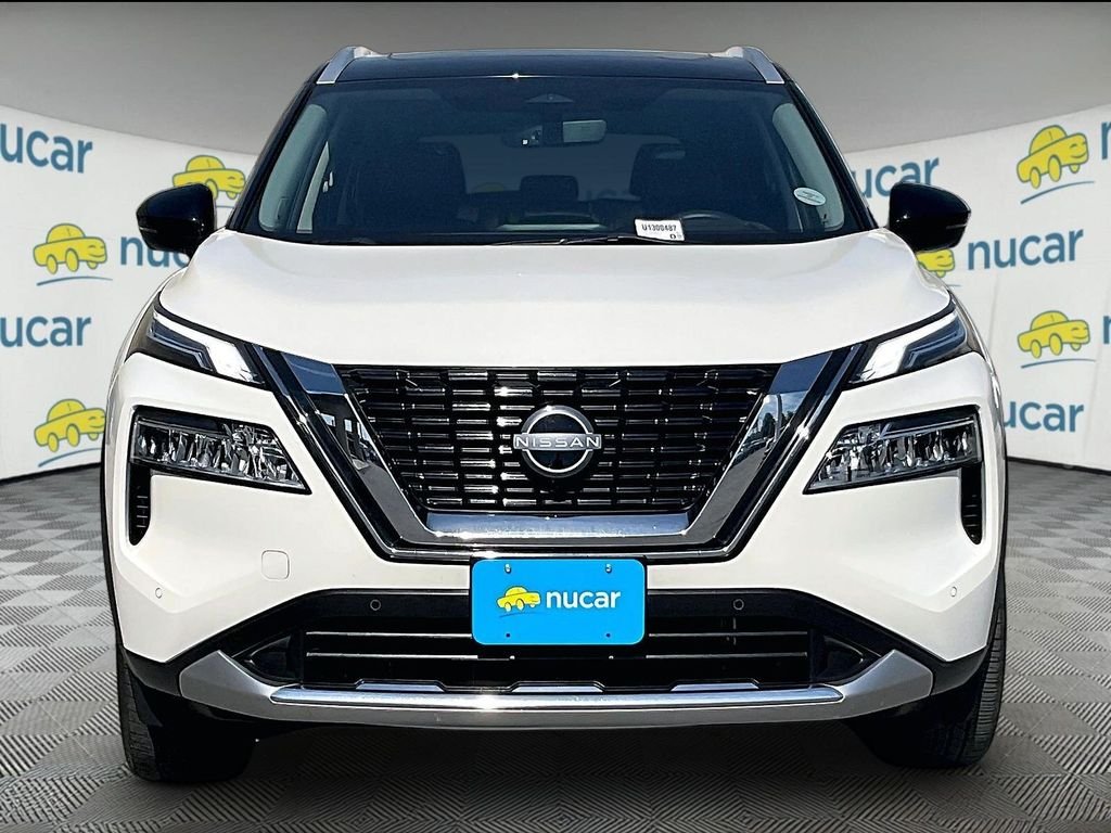 Certified Used 2023 White Nissan Platinum image 2