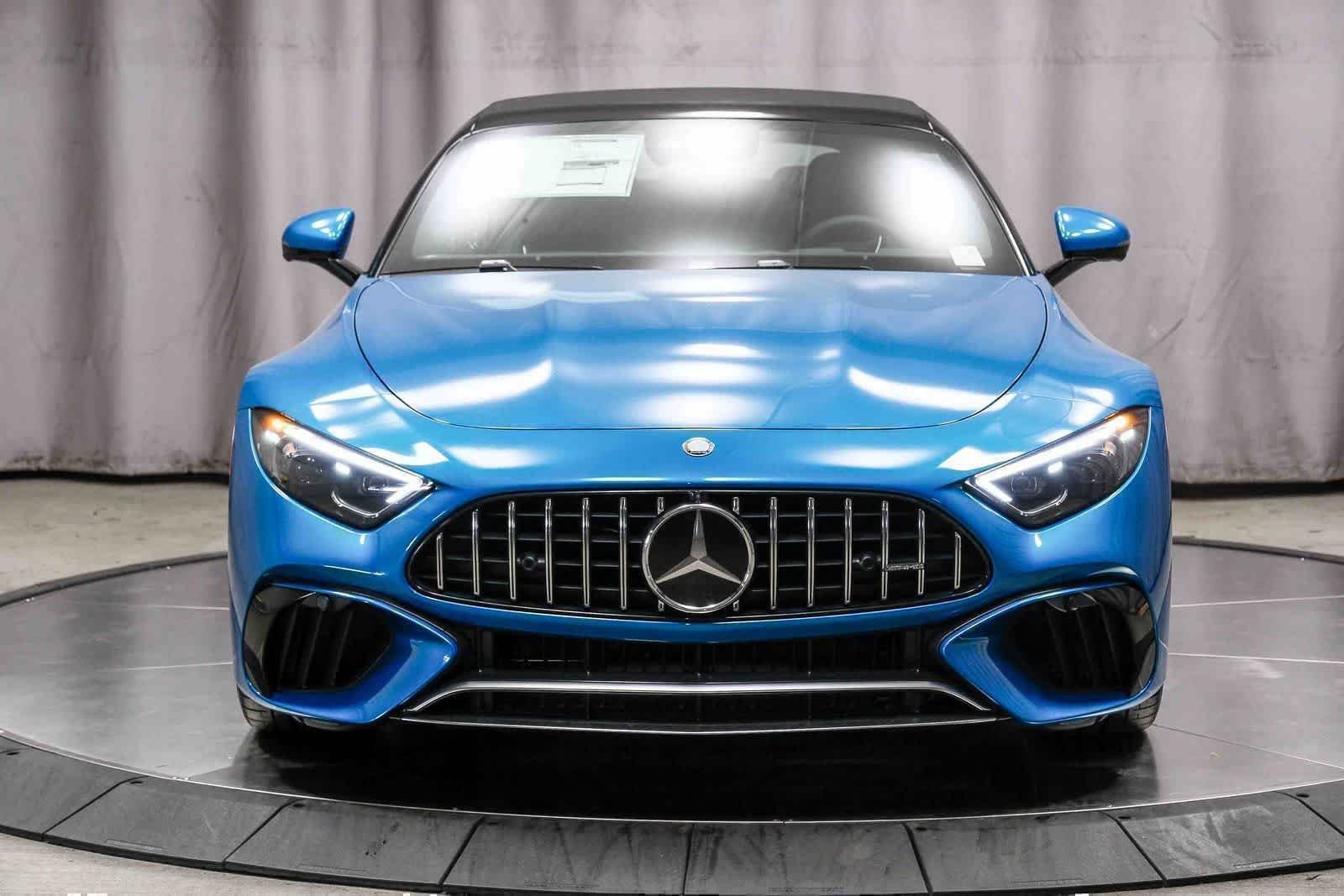 New 2026 Hyper Blue Metallic Mercedes-Benz AMG® SL 55 Roadster image 6
