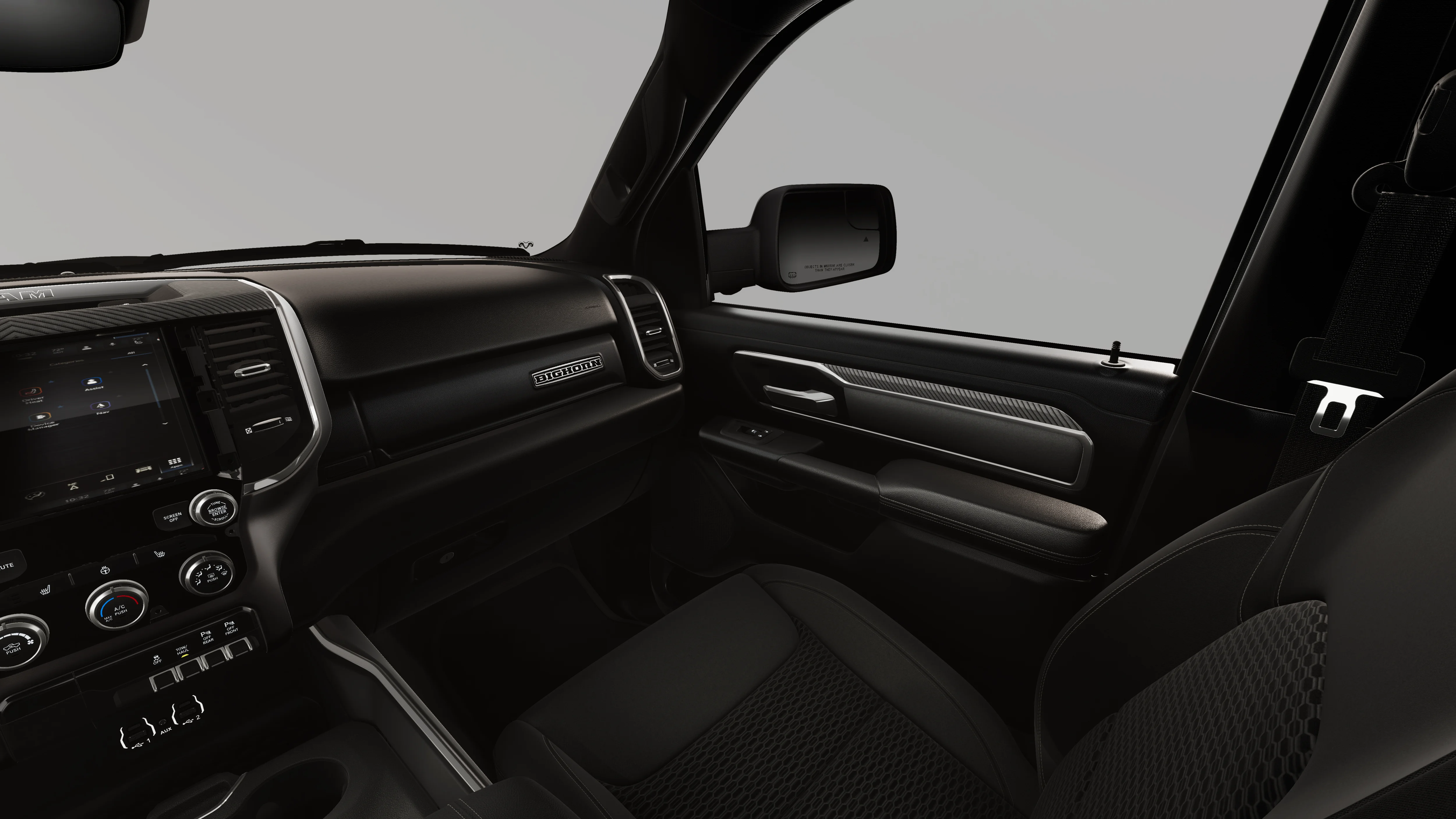 New 2026 Diamond Black Crystal Pearl-Coat Exterior Paint RAM BIG HORN image 19