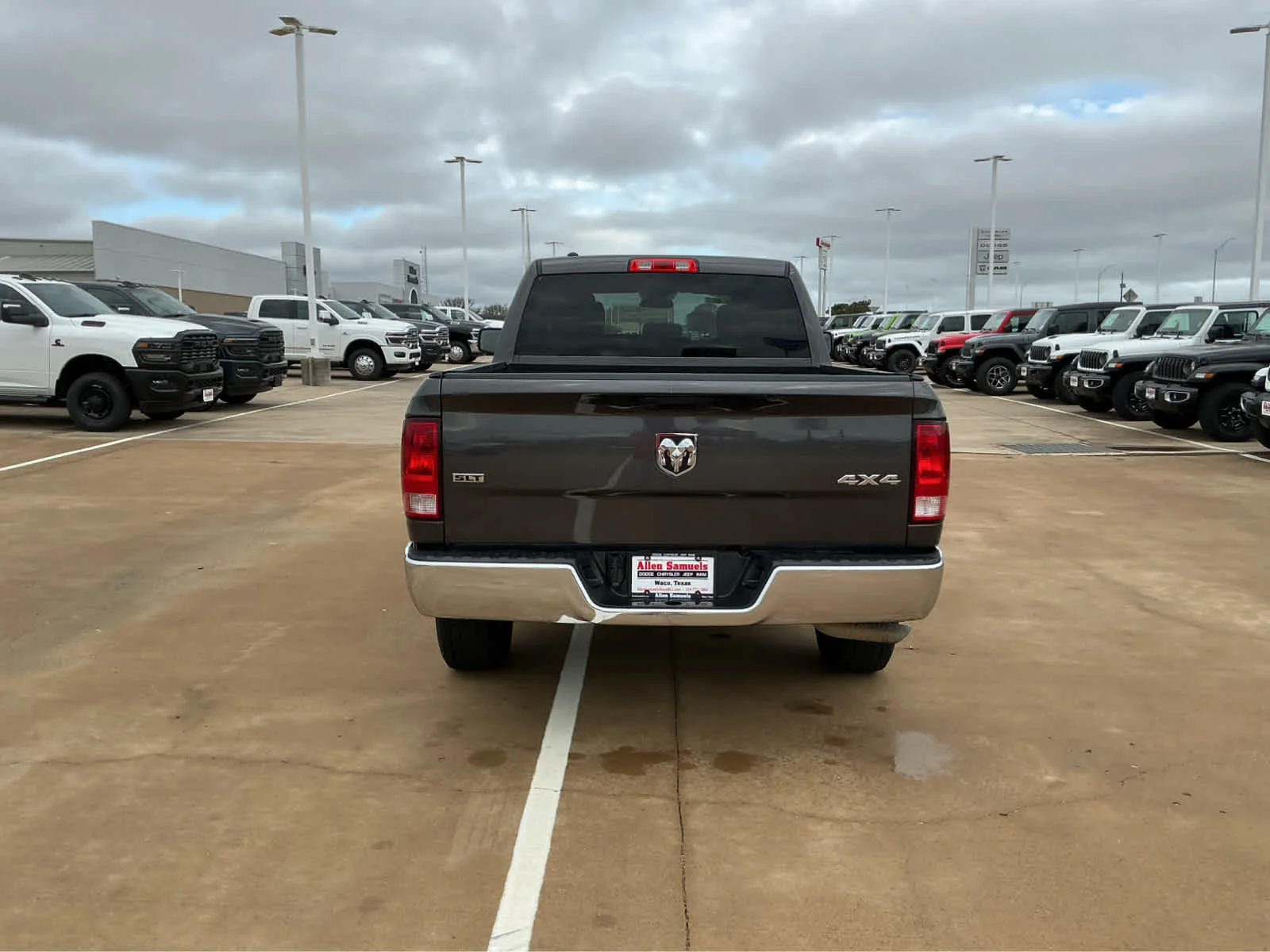 Used 2024 Granite Crystal Metallic Clearcoat Ram SLT image 9