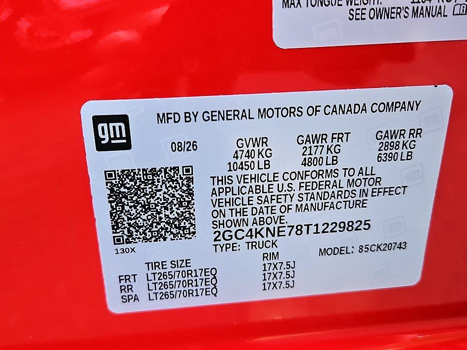 New 2026 Red Hot Chevrolet LT image 21