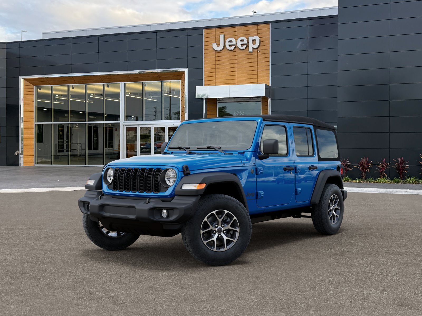 New 2026 Hydro Blue Pearl-Coat Exterior Paint Jeep Sport S image 29