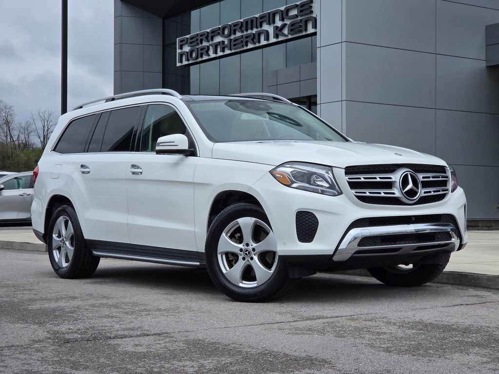 Used 2018 Mercedes-Benz GLS-Class GLS450 with VIN 4JGDF6EE1JB064055 for sale in Fort Wright, KY