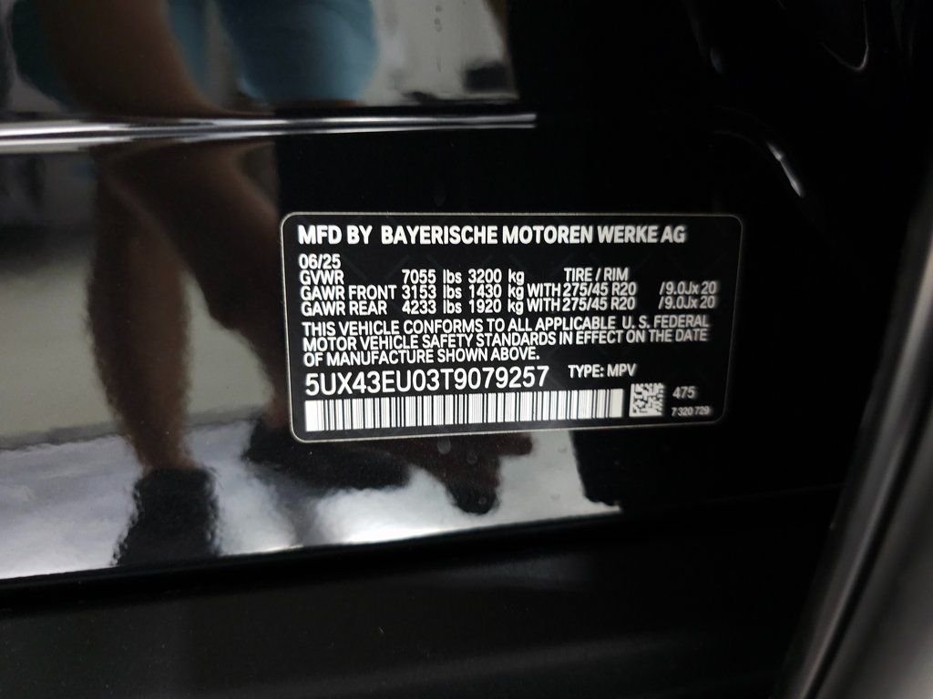 Used 2026 Black Sapphire Metallic BMW xDrive50e image 37