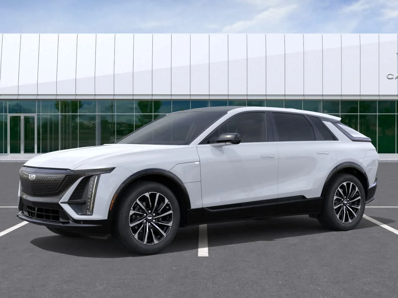 New 2026 Vibrant White Tricoat Cadillac Sport image 2