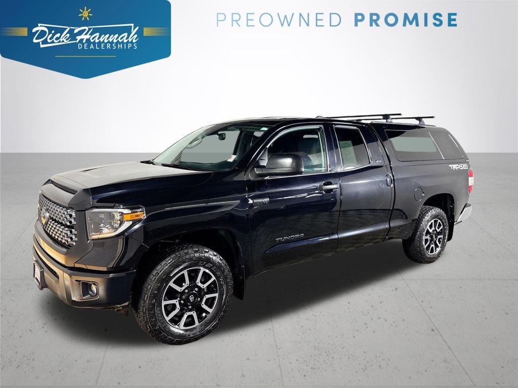 Used 2021 Midnight Black Metallic Toyota SR5 image 1