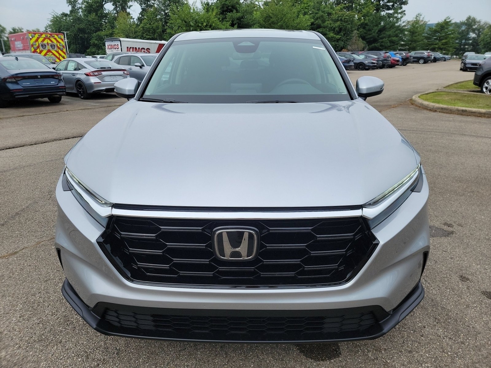 New 2026 Solar Silver Metallic Honda EX image 2