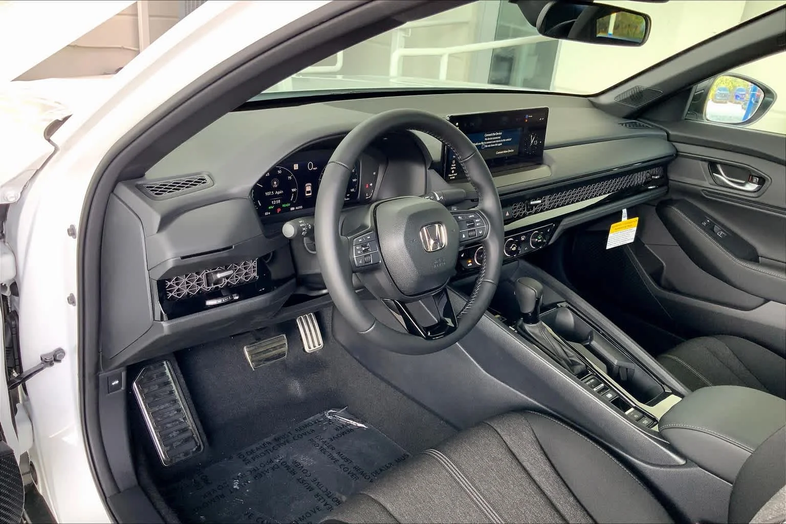 Certified Used 2025 Platinum White Pearl Honda HYBRID SPORT image 9