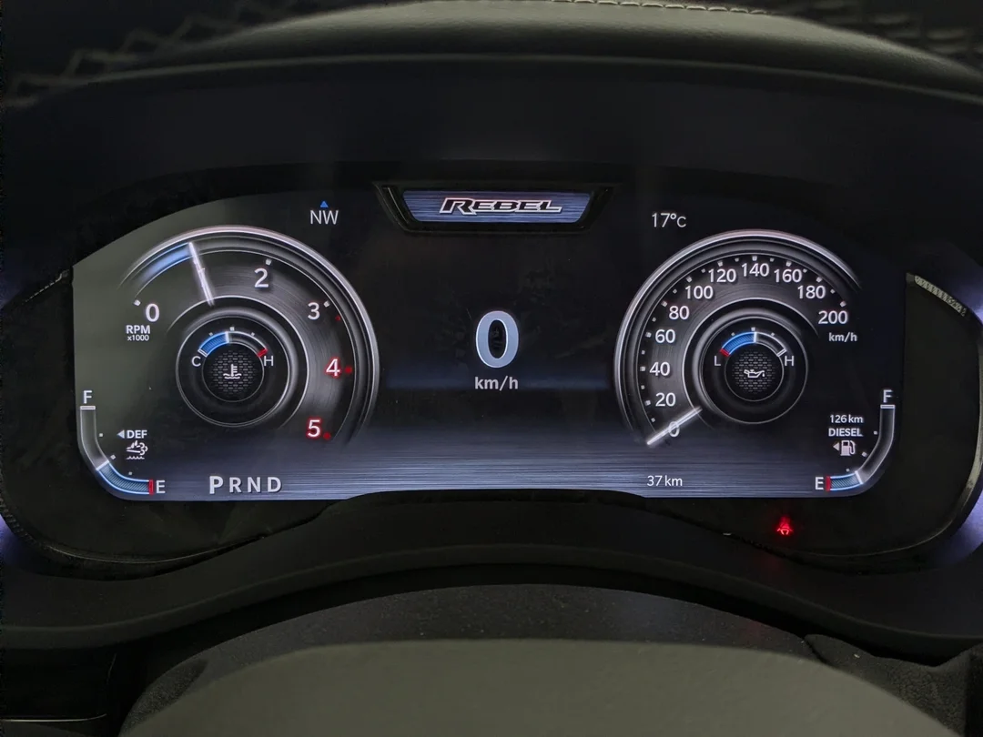 New 2026 Grey RAM Rebel - - 6.7L HO Diesel - Level 2 Pkg w/ 14.4 Screen - Rear Auto-Level Air Susp & More! image 19