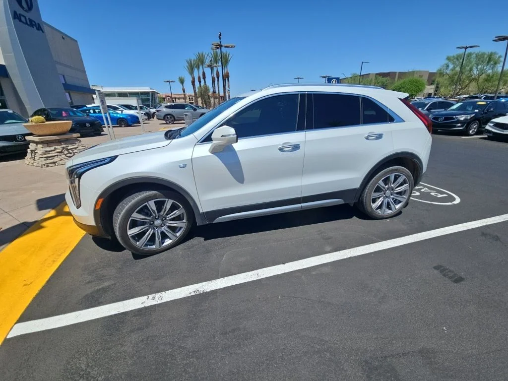 Used 2023 White Cadillac Premium Luxury image 2