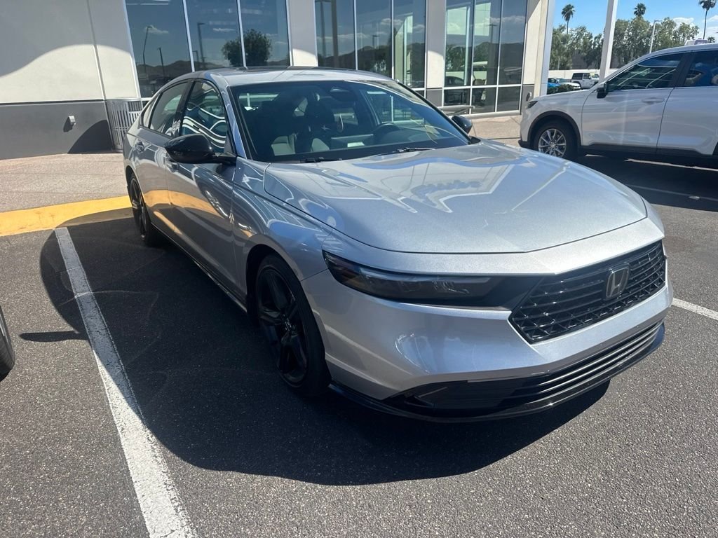 Certified Used 2024 Solar Silver Metallic Honda Sport-L image 3