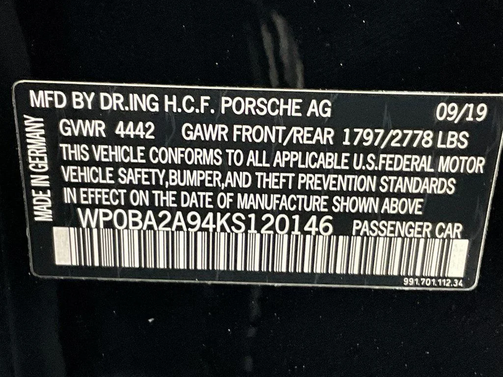 Used 2019 Black Porsche Targa 4 image 26