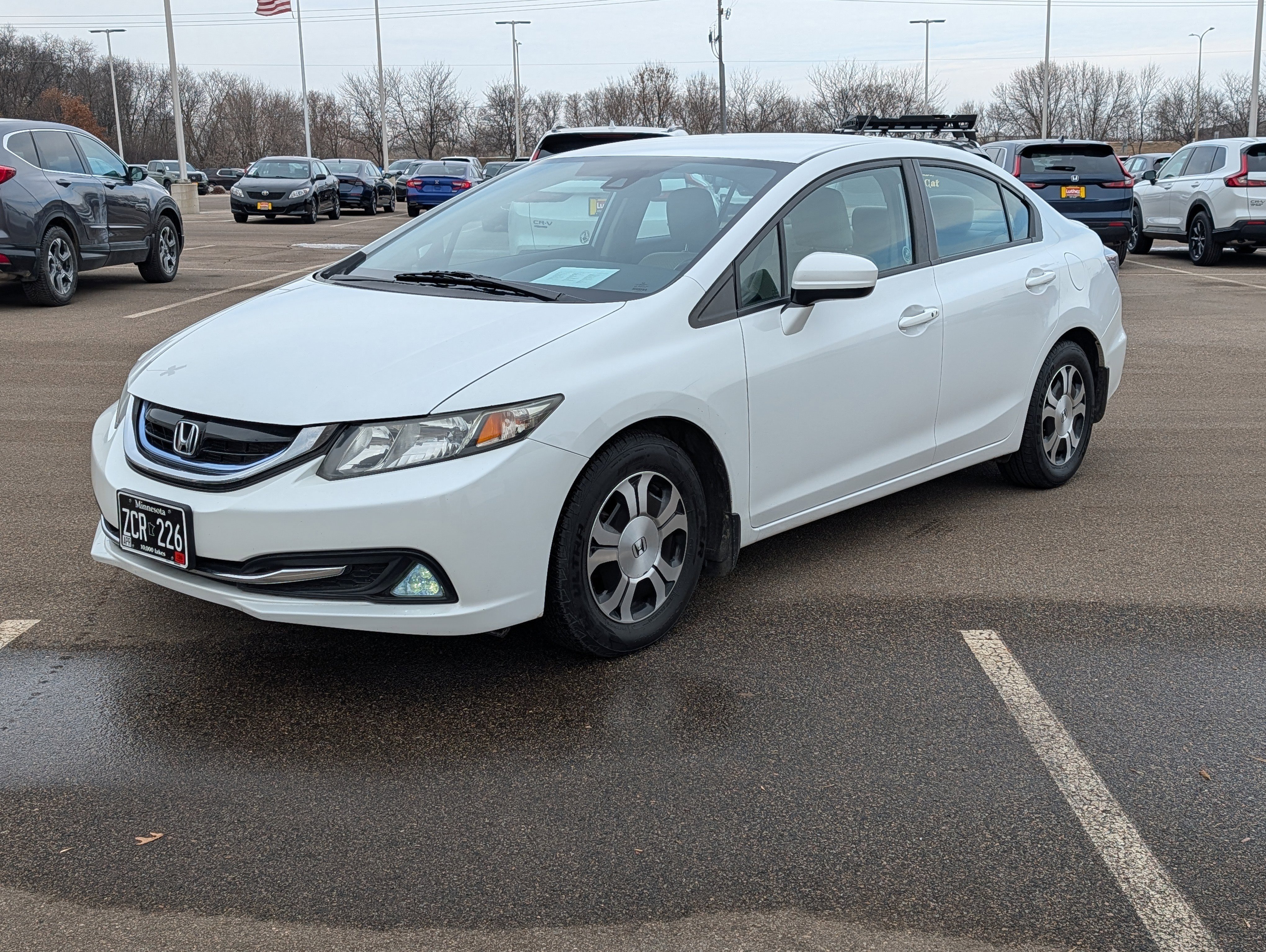 Used 2014 Honda Civic Hybrid with VIN 19XFB4F2XEE000381 for sale in Waite Park, Minnesota