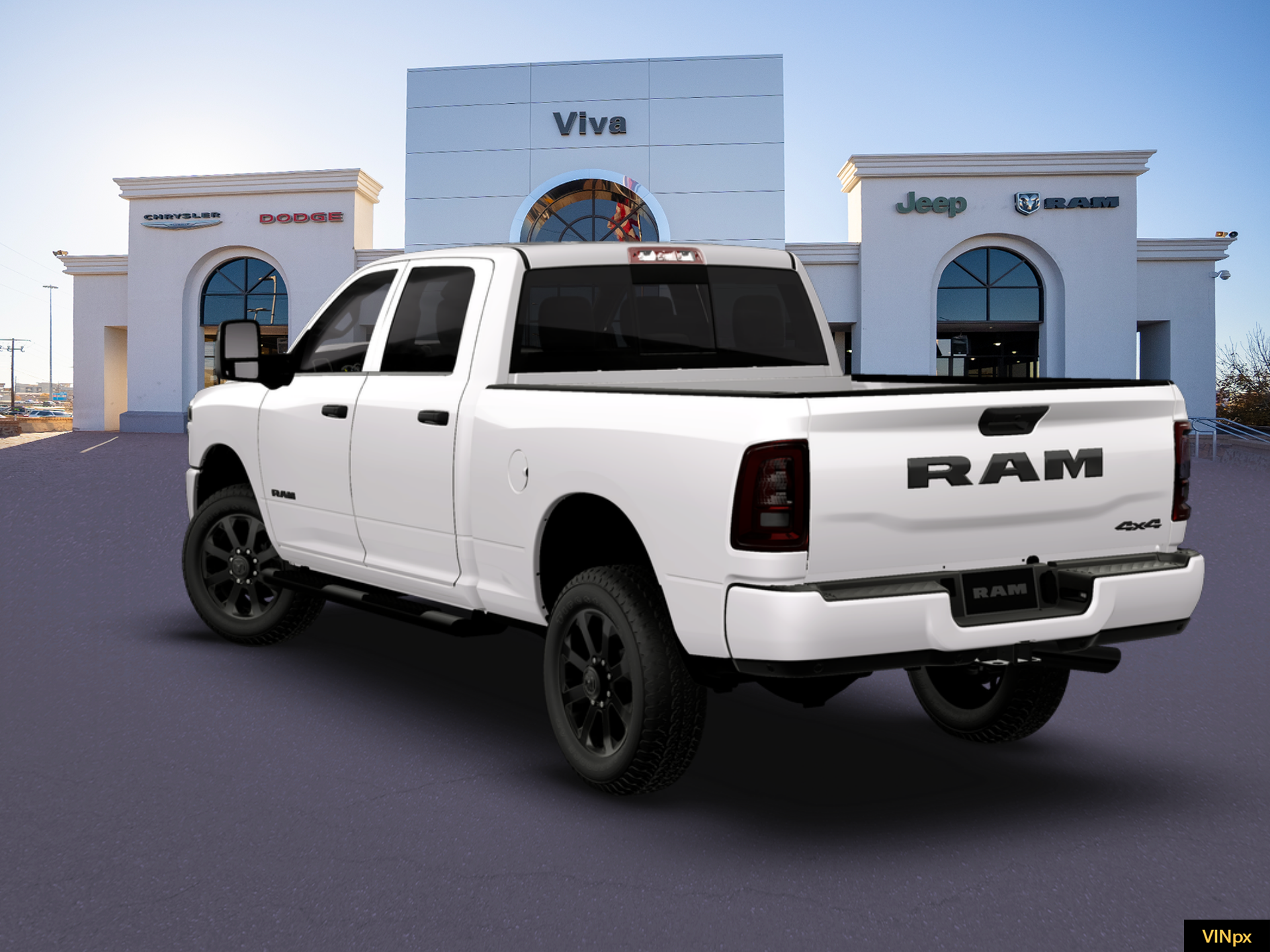 New 2026 Bright White Clear-Coat Exterior Paint RAM  image 13