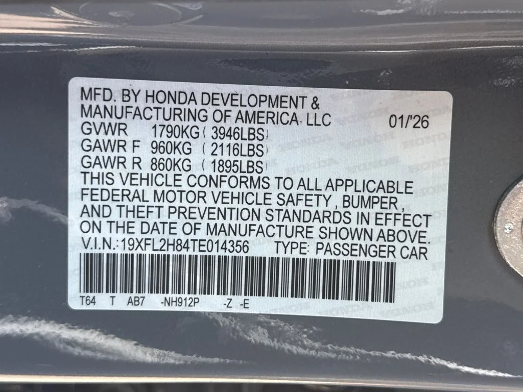 Certified Used 2026 Urban Gray Pearl Honda FWD Sport image 30