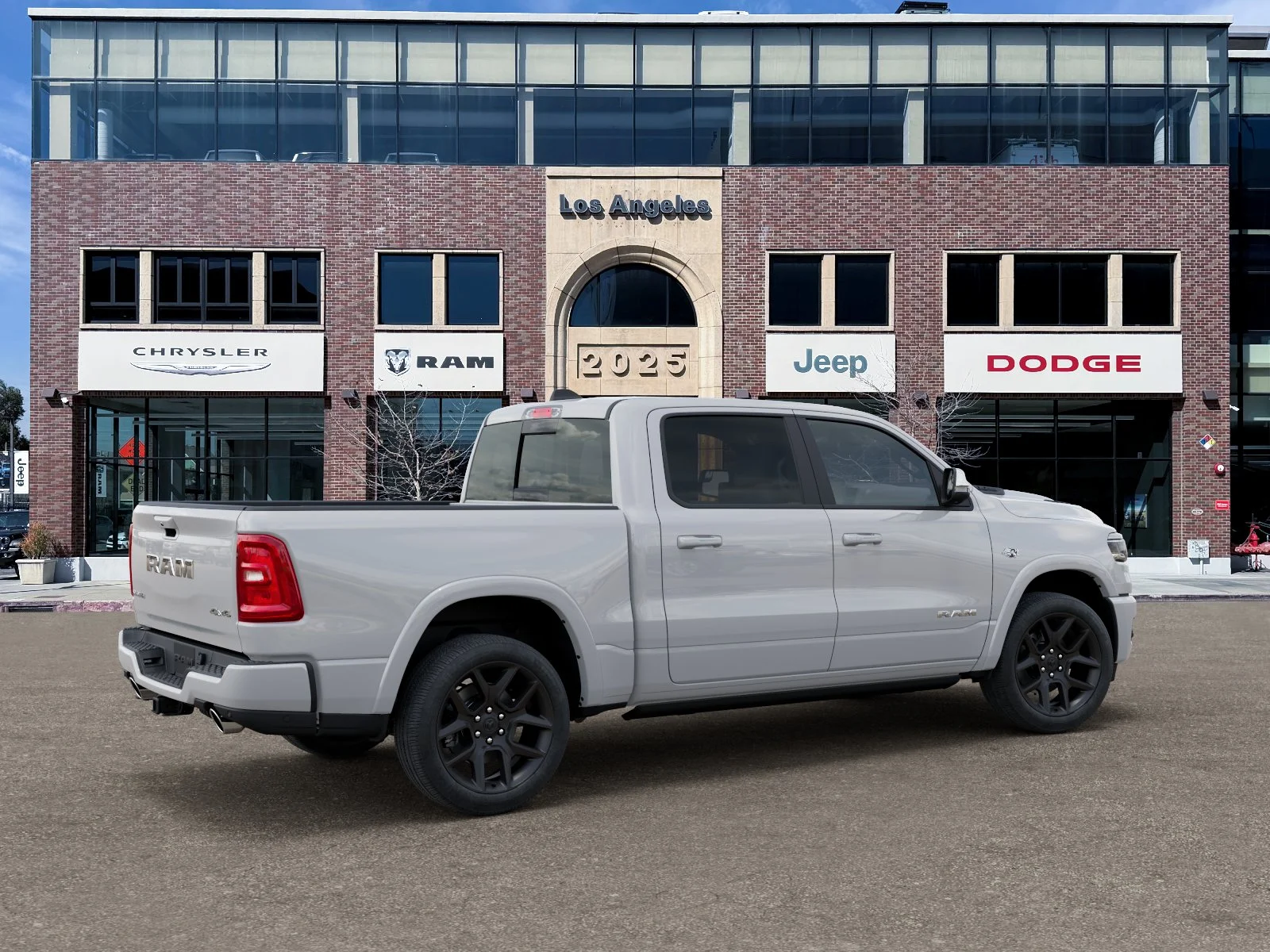New 2026 Bright White Clear-Coat Exterior Paint RAM Laramie image 30