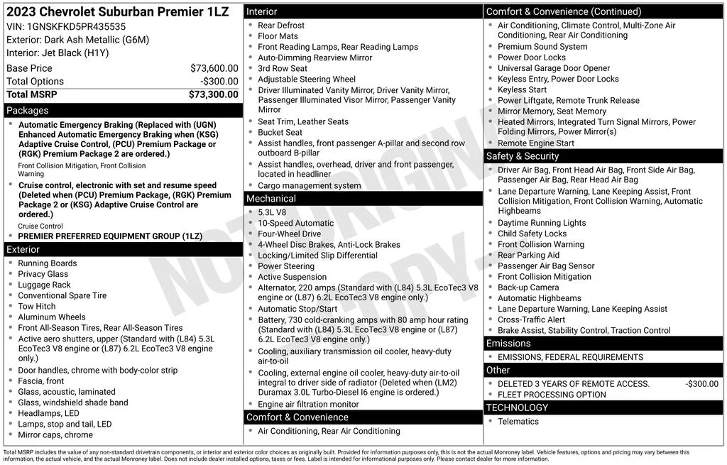 Used 2023 Gray Chevrolet Premier image 17