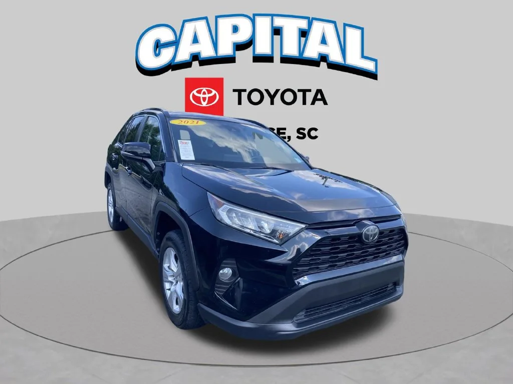 Used 2021 Black Toyota XLE image 1