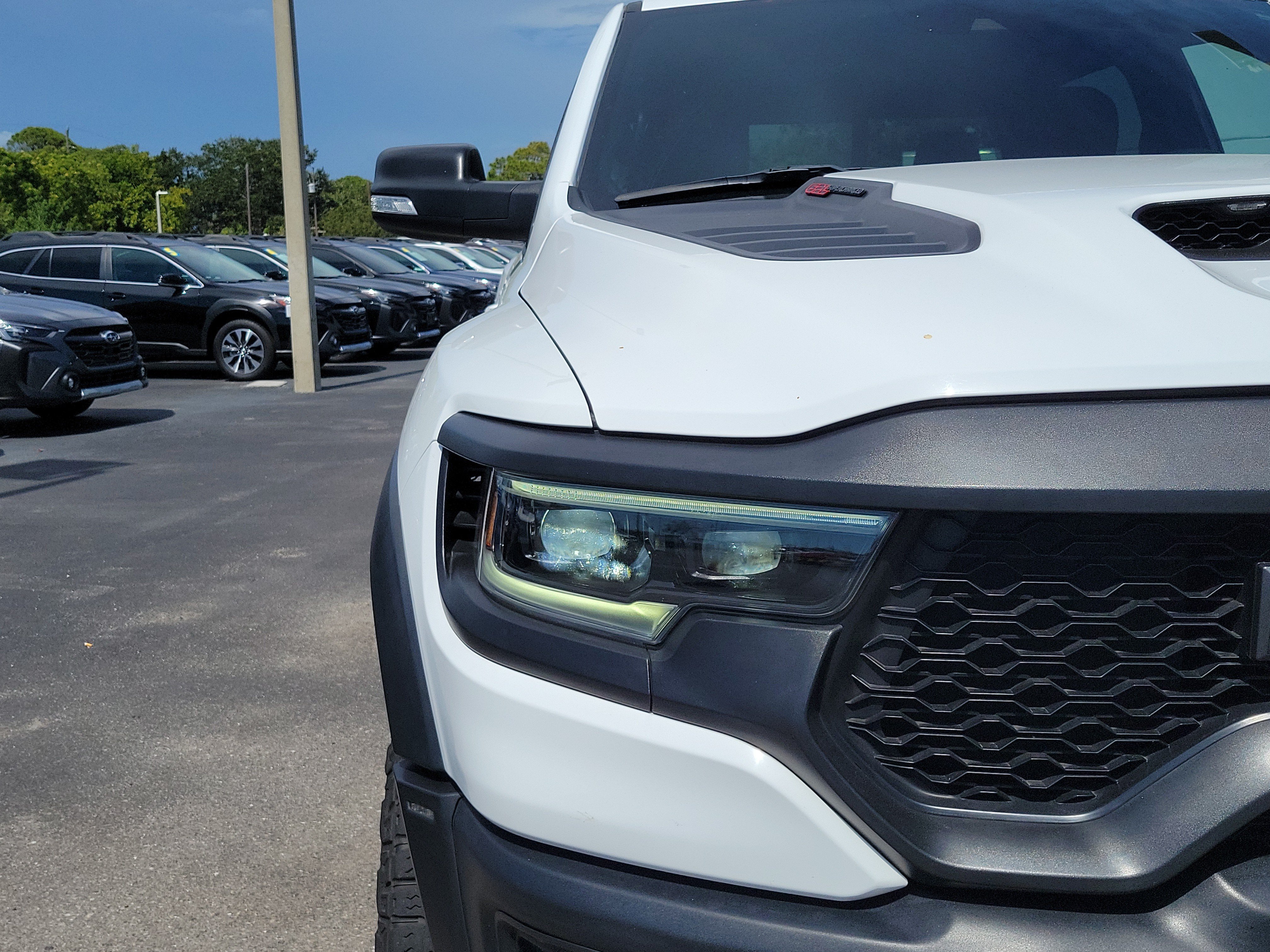 Used 2022 Bright White Clearcoat Ram TRX image 6