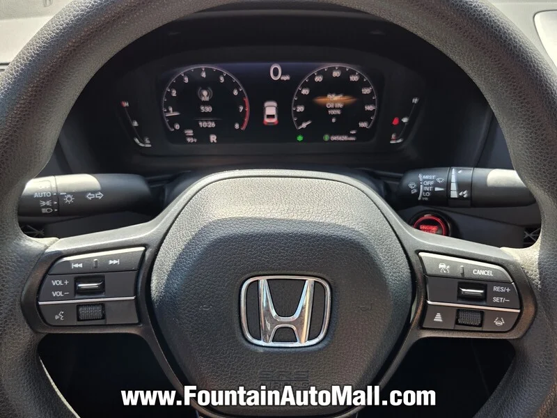 Used 2024 Crystal Black Pearl Honda LX CVT image 17