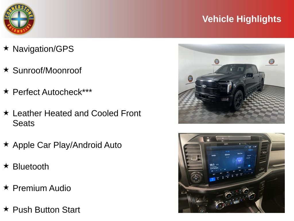 Used 2025 Ford F-150 Platinum with VIN 1FTFW7LD0SFA38358 for sale in Elk River, Minnesota