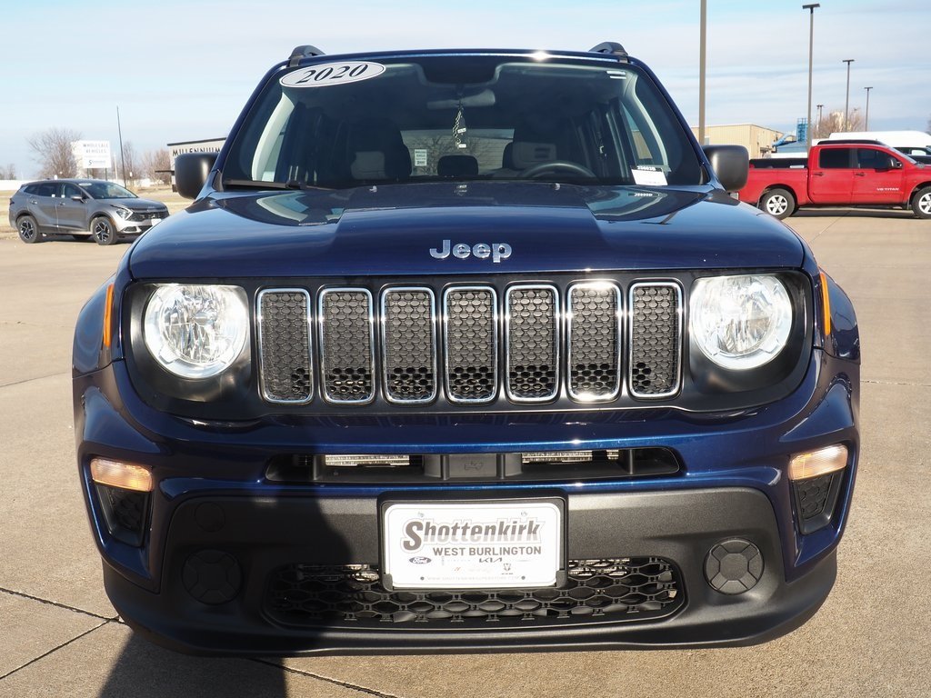 Used 2020 Jeep Renegade Sport with VIN ZACNJAAB6LPL12585 for sale in West Burlington, IA