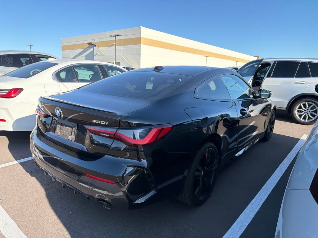 Certified Used 2024 Black Sapphire Metallic BMW 430i image 3